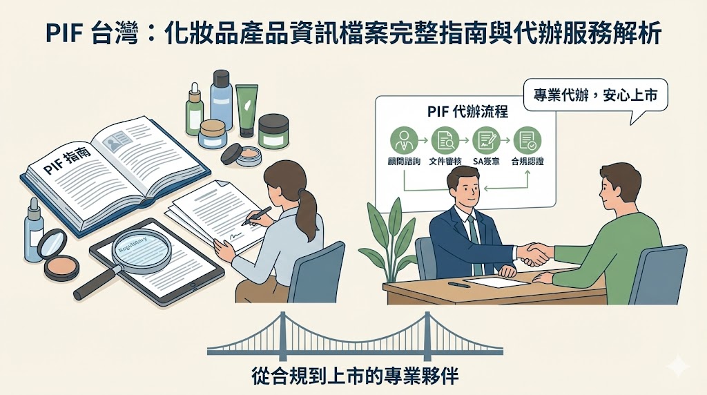 PIF 台灣：化妝品產品資訊檔案完整指南與代辦服務解析